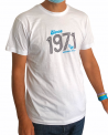 T-shirt blanc 70's